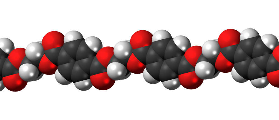 Polyethylene-terephthalate-3D-spacefill