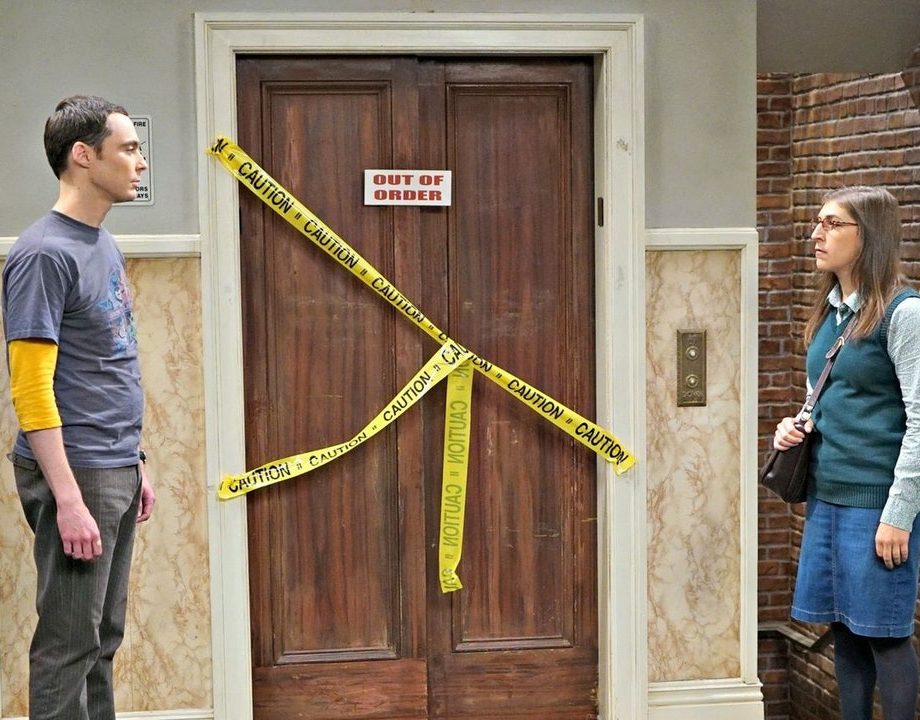The Importance of the Broken Elevator in The Big Bang Theory